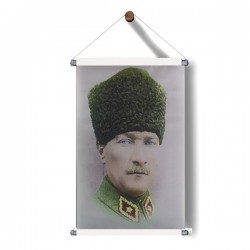 Askılı Atatürk Poster 30x50 cm Askılı Atatürk Poster 30x50 cm