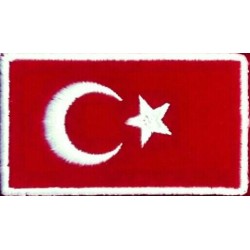 Türk bayrağı-Nakış Peç (Dikdörtgen)