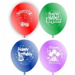 İyiki doğdun yazılı balon  (100'lü) İyiki doğdun yazılı balon  (100'lü)