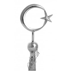 Krom Bayrak Direği Alemi ( 28 CM) Krom Bayrak Direği Alemi ( 28 CM)