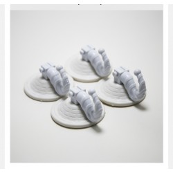 Kilitli Beyaz Vantuz 4-lü