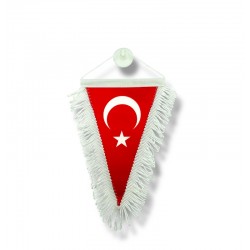 Üçgen Türk Bayrağı 11x18 cm