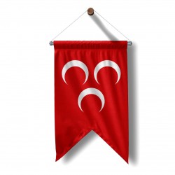 Kırmızı Üçhilal Bayrak 50x75 cm Kırmızı Üçhilal Bayrak 50x75 cm