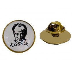 Atatürk İmzalı Rozet (20 mm)  Atatürk İmzalı Rozet (20 mm)