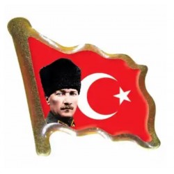 Atatürk bayrak Rozeti-30'lu
