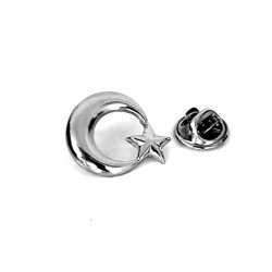 Ayyıldız Krom Yaka Rozeti Ayyıldız Krom Yaka Rozeti