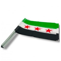 Sopalı Suriye Bayrağı 40x60 cm (ince)